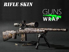 Camo Premium Vinyl Sticker for Guns Rifle Decal Skin Wrap leaves-2