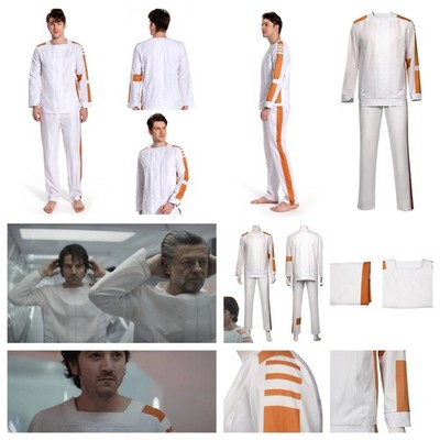Star Wars Cassian Andor Cosplay Costume Andor Prison Uniform Top Pants full suit