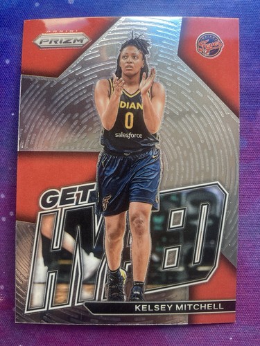 2023 Kelsey Mitchell Panini Prizm WNBA Basketball #10 Get Hyped Indiana Fever