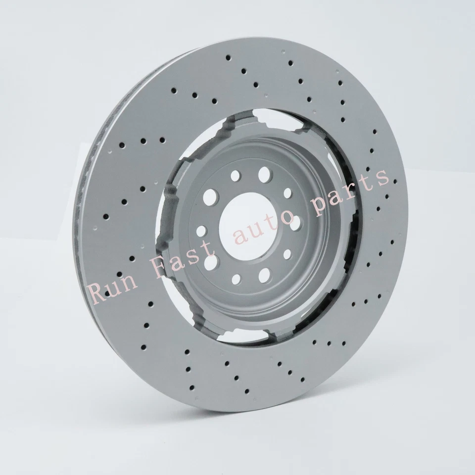 1x Front Brake Rotor For 2017-24 Alfa Romeo Giulia Stelvio Quadrifoglio 2.9L V6 - Image 3 of 4