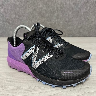 New Balance Summit Unknown v2 Women Sz 8.5 Black Purple Trail Running Shoes