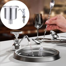 Ergonomic Dipper Well Faucet with Stainless Steel and Brass for Food Service