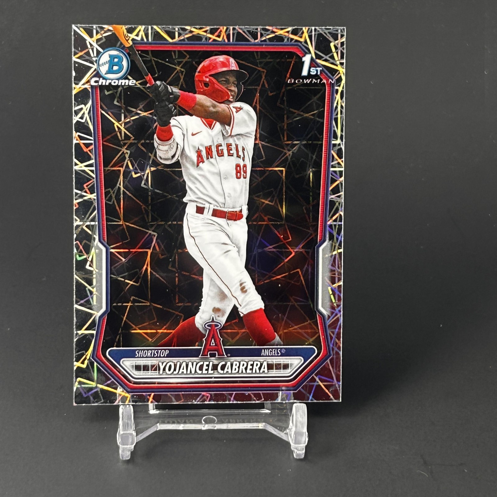 2026 Bowman #BCP-3 Yojancel Cabrera Chrome Prospects Lazer Refractor