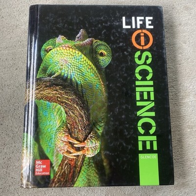 McGraw Hill Education Life Science Textbook Hardcover Glencoe 2017