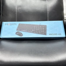 ProData USB Wired Keyboard and Mouse Combo MK520C-US