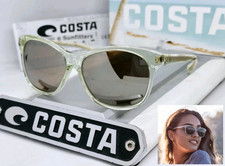 COSTA DEL MAR seafoam crystal/silver mirror SARASOTA polarized 580G sunglasses