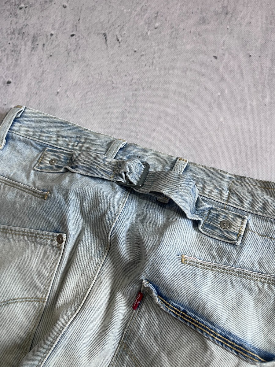 LEVI'S ENGINEERED JEANS 2010 TWISTED LEG Y2K BUCKLE CINCH BACK