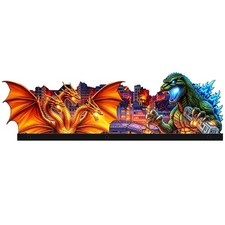 Godzilla Pinball Topper Acrylic Led Rgb Topper For Pinball Machine Arcade Decor