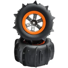 GDOOL 1/10 RC Paddle Tires Wheels LG-ZJ02 25-ZJ02 for High Speed 9125 X07 X08...