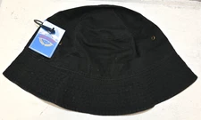 Gelante Black Bucket Hat NWT Size L/XL 100% Cotton