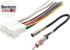 Radio Wiring Harness with Antenna Adapter Plug for 1989-2002 Chevy GMC Buick Cad