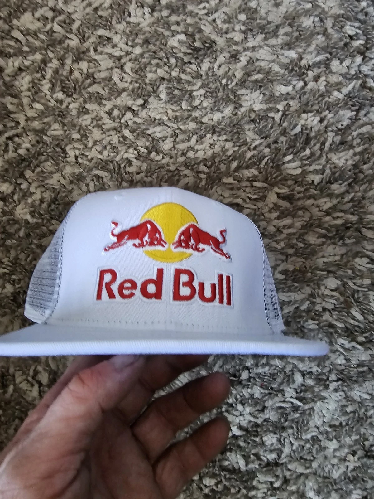 White.Red Bull Athlete Only Hat