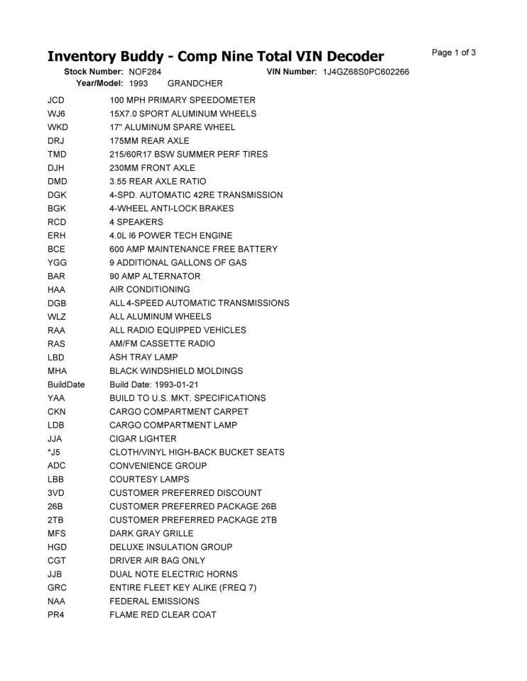 Engine 6-242 4.0L VIN S 8th Digit Fits 92-95 CHEROKEE 2681558 Foto 2 de 4