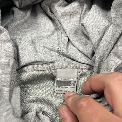 Old Navy Hoodie Women's Large Full Zip Sweatshirt Crest Casual Pullover - Picture 4 of 7