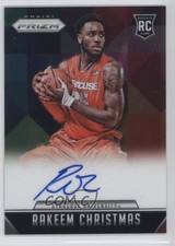 2015-16 Panini Prizm Rookie Signatures Rakeem Christmas #RS-RC Auto 5yr