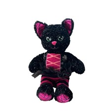 Build A Bear Night Magic Black Cat with Dress - Scented