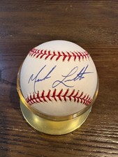 MARK   LORETTA     MLB      SIGNED     BASEBALL
