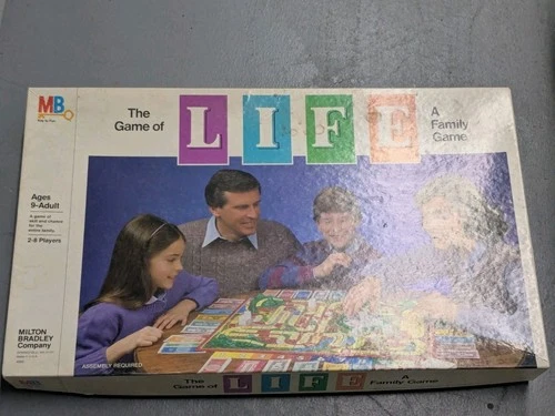 VINTAGE 1985 MILTON BRADLEY THE GAME OF LIFE FAMILY BOARD GAME