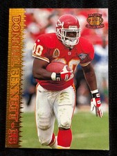 1995 Pacific Collection Donnell Bennett Kansas City Chiefs Football Card #163