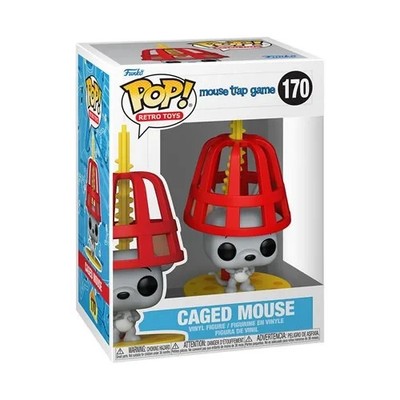 Funko POP! Mouse Trap Game Caged Mouse Retro Toys Figure 170 + Protector