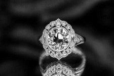3Ct White Round Bezel Set CZ Engagement Wedding Ring In 925 Sterling Silver