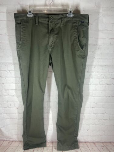 VANS Army Green Slim Fit Authentic Chino Pants- Me