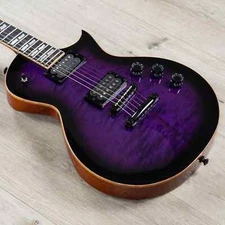 ESP USA Eclipse Guitar, Quilted Maple Top, Duncan APH-1s, Dark Purple Sunburst