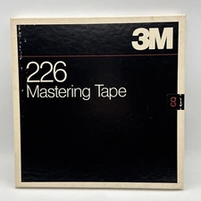 3M 226 PRO Mastering Tape BLANK Reel to Reel 10" Metal 1/4" x 2500' NAB Hub