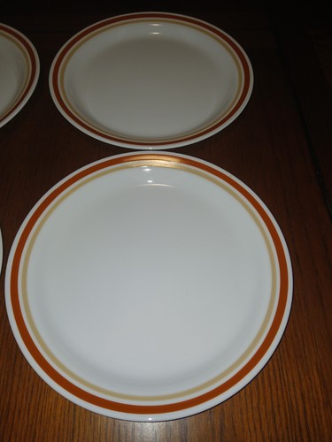 Corelle Cinnamon Chestnut Dinnerware Set Of 4 Dinner Plates 8.5" - Picture 2 of 5