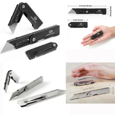 Folding Pocket Utility Knife Set 2 /3 Pack Stainless Steel Utility Knife Set NEW