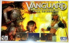Vanguard Saga of Heroes PC Store Display Gondola Small Poster Sign Promo