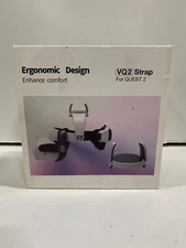 Unido Headstrap VQ2 Strap for Quest2 Ergonomic Design w/ External Battery Holder