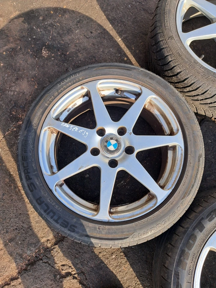 BMW 5er E39 1 Satz Alufelgen mit Reifen 205/50ZR17 7Jx17H2 KBA 45375 - Bild 4 von 4