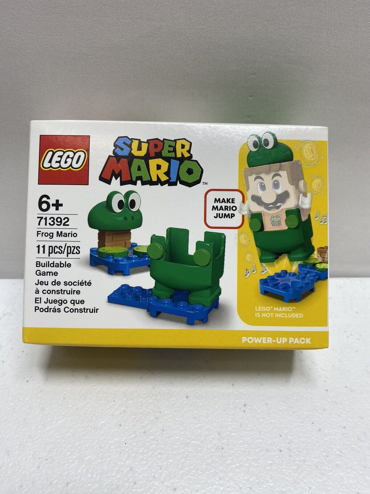 LEGO Super Mario 71392 Frog Power Up Make Mario Jump *Retired 2022* New Sealed