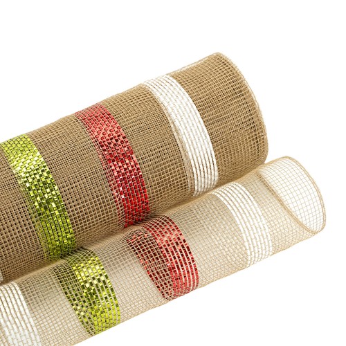 Spezialist Deko Netz 25 cm x 9,1 m 16 Designs 10 % Rabatt Kranzherstellung UK Verkäufer - Bild 8 von 20