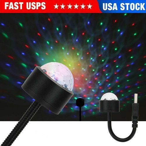 USB LED Star Light Car Interior Roof Atmosphere Starry Sky Night Projector Lamp - Photo 1 sur 12