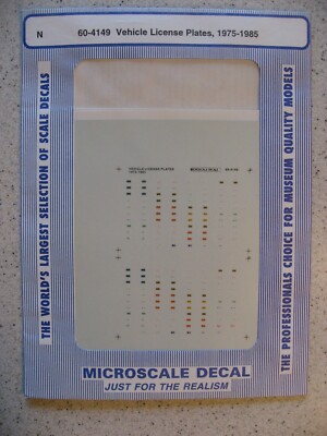 Microscale Decal N 60-4151 Metro North Commuter Railroad Locomotives, 1985+
