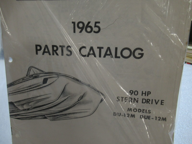 PM166 1965 Johnson 90 HP Stern Drive DUE-12M Models Parts Catalog