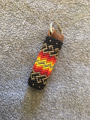 Native American Key Rings Native American Beaded Key Ring | eBay