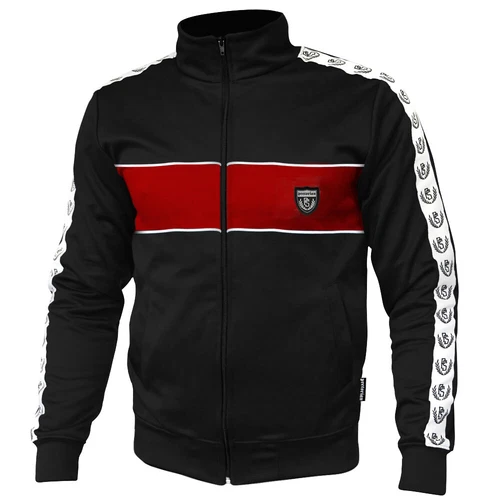 PRETORIAN Sweatshirt ZIP Polyester Oldschool Hooligans Casual Black Logo Shield