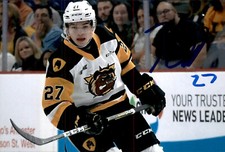 Ryan Winterton Signed Autographed 4x6 Photo Hamilton Bulldogs / Seattle Kraken 2
