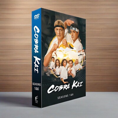 Cobra Kai Jahreszeiten 1-6 DVD English versiegelte Verpackung Set kostenl