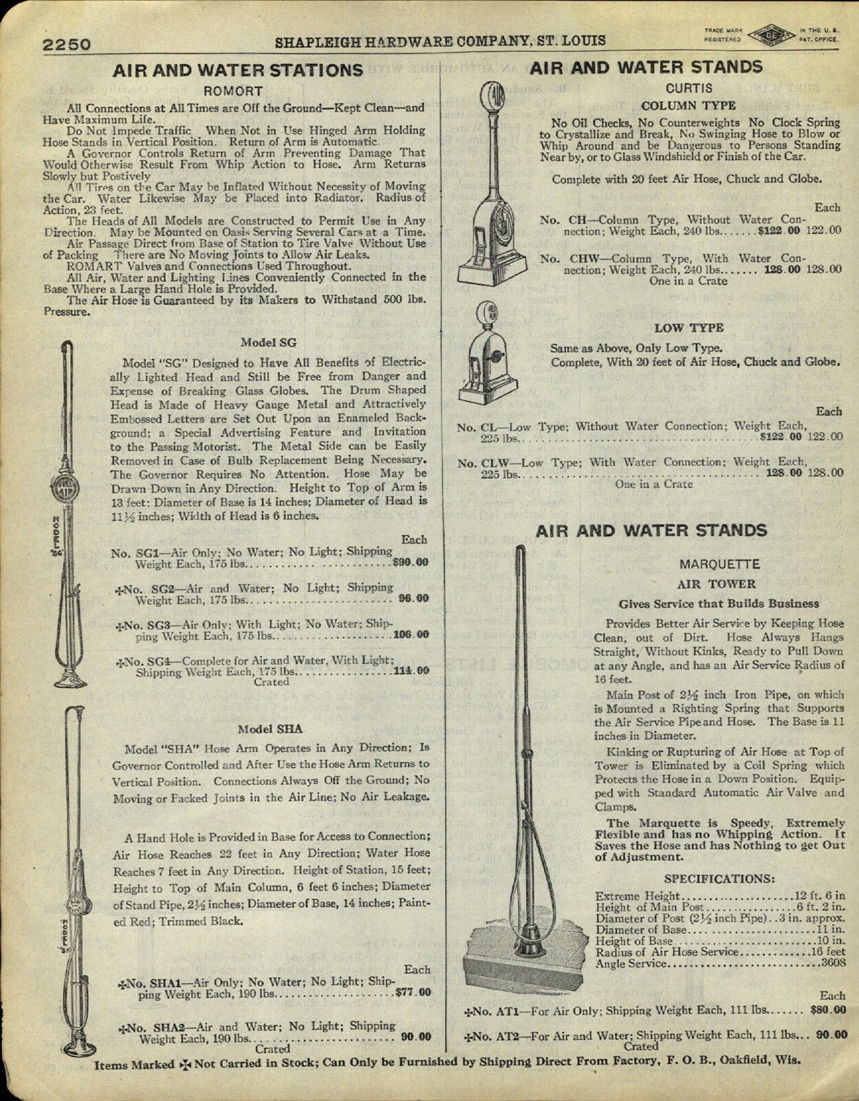 1929 PAPER AD Curtis Gas Service Station Air Tire Pump Marquette eBay