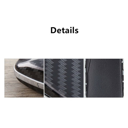 3Pcs ABS Carbon Fiber Style Fashion Car Key Cover Fob For Porsche Spyder 918 YG - Picture 7 of 11