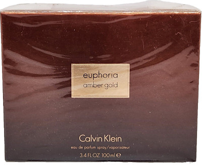 Euphoria Amber Gold By Calvin Klein Eau de Parfum For Women Spray 3.4 fl oz