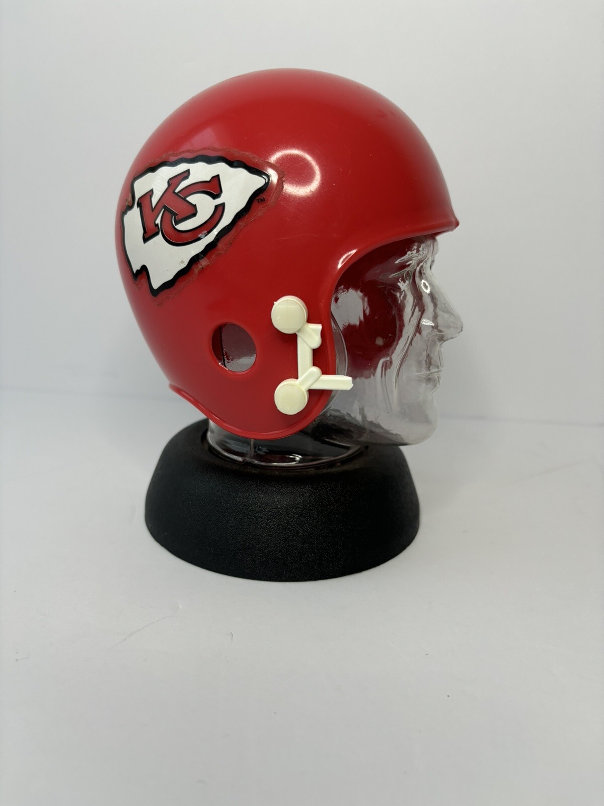 Kansas City Chiefs Coin Bank Vintage Red Helmet Memorabilia *Read Description*