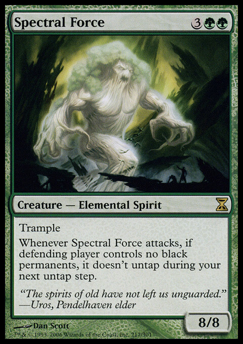 Magic the Gathering MTG Spectral Force (217) Time Spiral   LP