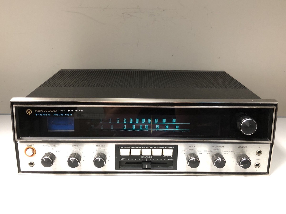 Vintage 1970 Kenwood KR-4140 Stereo Receiver AS-IS FOR PARTS