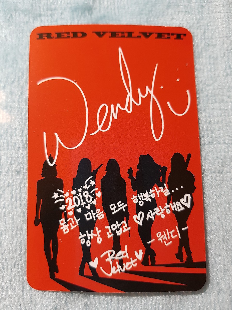 Red Velvet 2nd Album Repackage Bad Boy Wendy Type-A Photo Card K