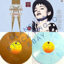 Madonna Immaculate Collection Blue/White Marble+Gold Colored Vinyl NEW SEALED